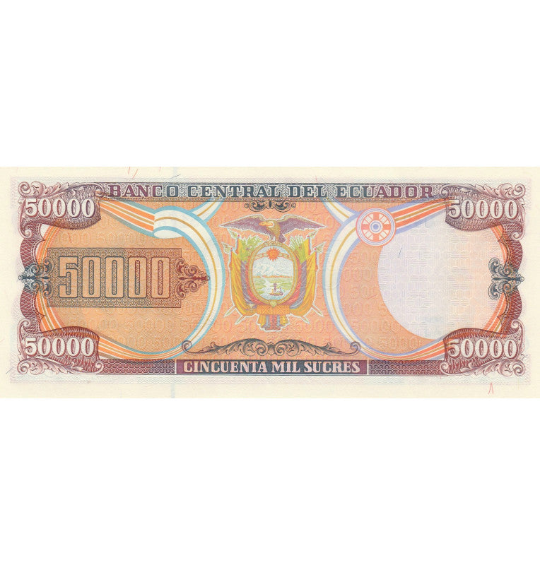 Ecuador 50.000 Sucres 1999 Pick 130d